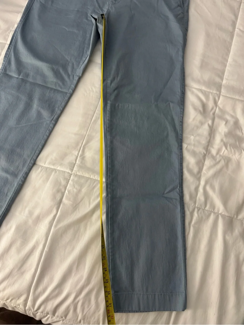 J. Crew Men’s Chinos in Dusty Light Blue
